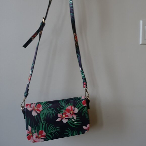 old navy tropical hawaiian crossbody bag - Picture 2 of 7